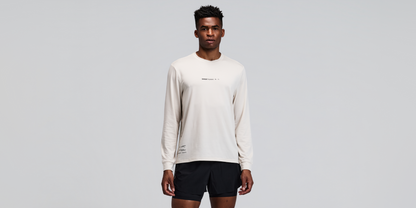 Bandit Micromesh Long Sleeve Performance Tee Unisex Champagne