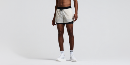 Bandit Mens Vento 2 In 1 Run Short Champagne