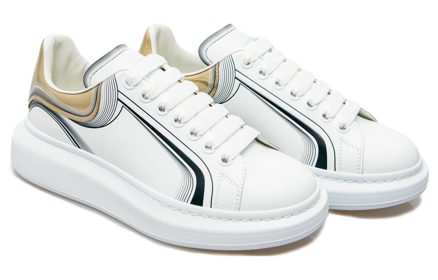 Alexander McQueen Oversized White Silver