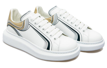 Alexander McQueen Oversized White Silver