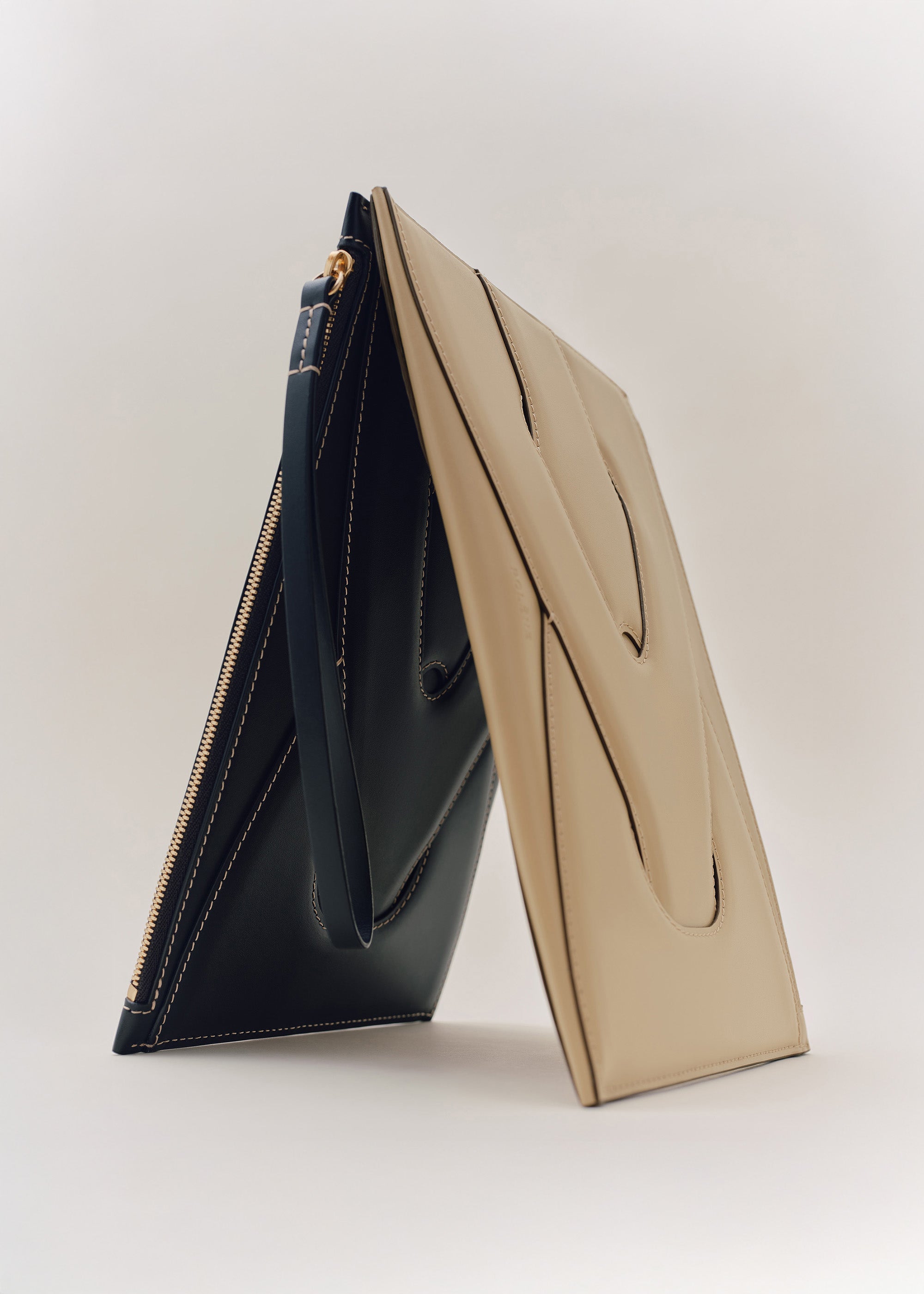 Polene Nodde Pouch Black