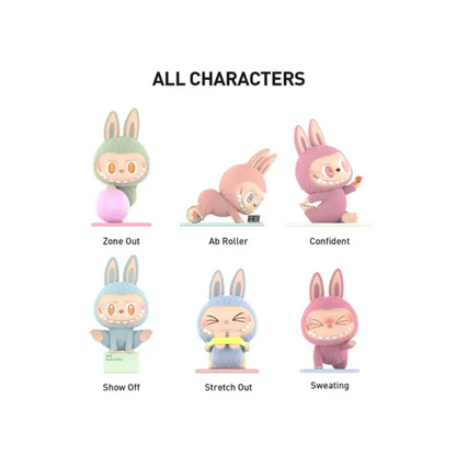 Pop Mart Labubu The Monsters Lazy Yoga Series Figures Sealed Case Pack of 1