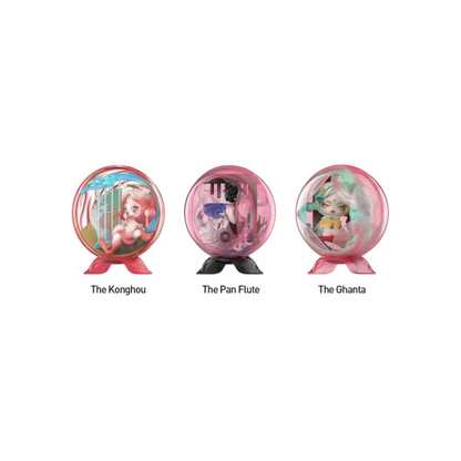 Pop Mart Skullpanda The Mirage Series Figure Sealed Case - 9 Blind Box Pack of 1
