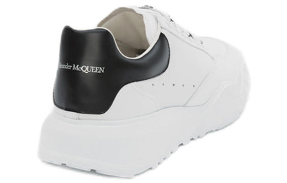 Alexander McQueen Oversized Court Trainer White Black
