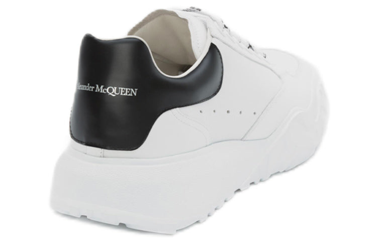 Alexander McQueen Oversized Court Trainer White Black