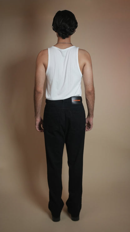 CLASSIC BLACK DENIM MEN'S JEANS