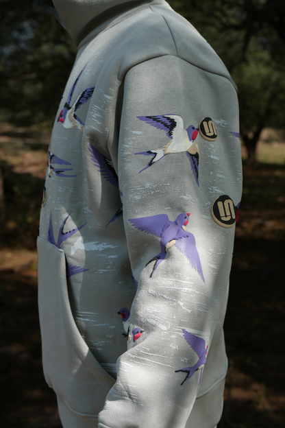 RISE ABOVE GREYWINGS HOODIE