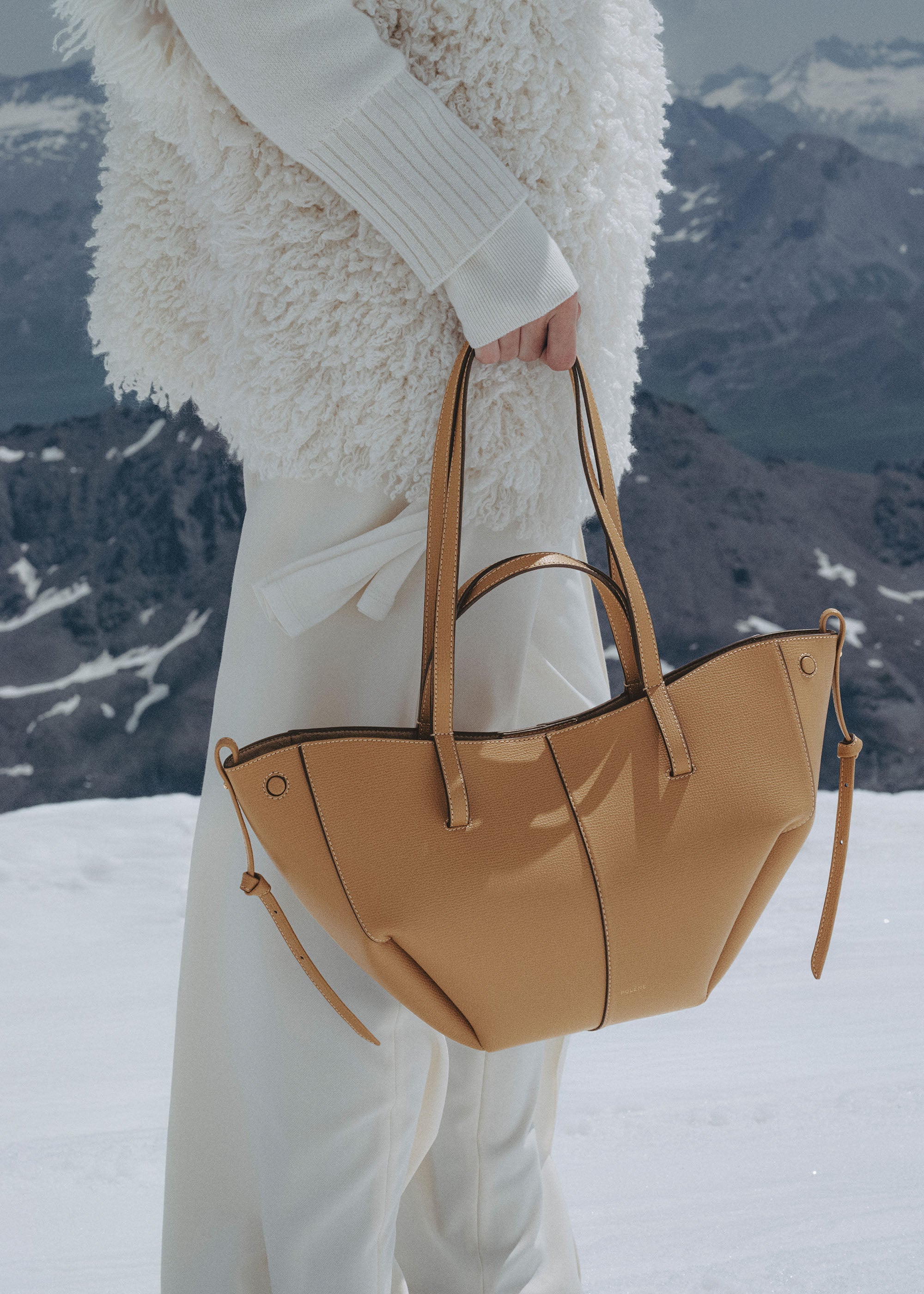 Polene Cyme Mini Textured Ocher