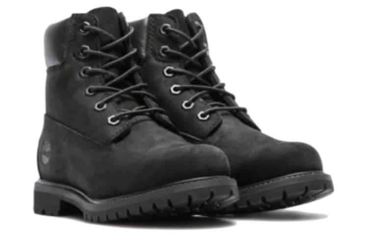 Timberland 6 Inch Premium Waterproof Boots Black Nubuck (Women's)
