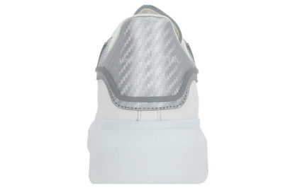 Alexander McQueen Oversized White Silver Metallic