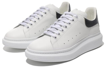 Alexander McQueen Oversized White Black Silver Croc