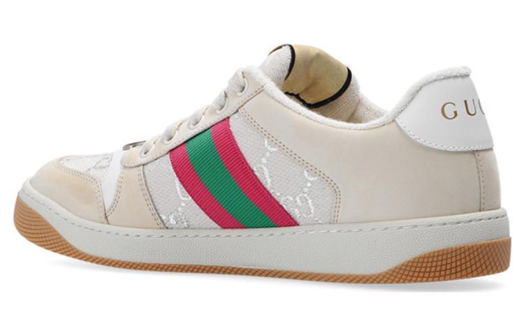 Gucci Screener Cream Leather (Women's)