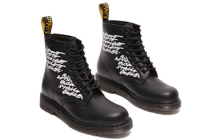 Dr. Martens 1460 Futura Laboratories Embroidered Black Leather