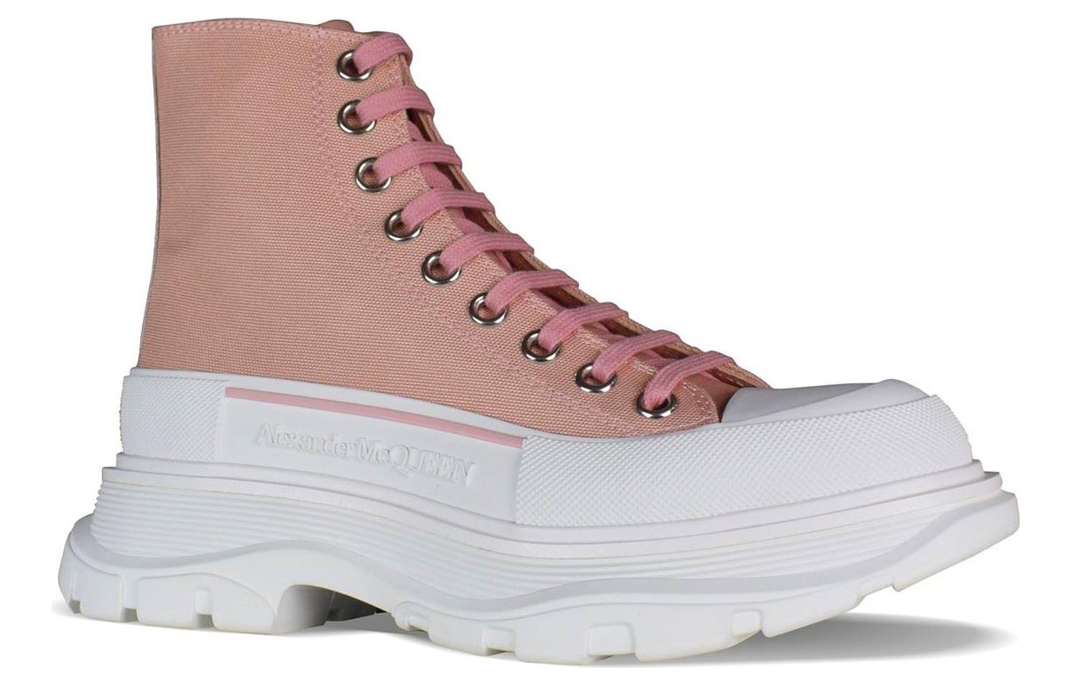 Alexander McQueen Tread Slick Boot Magnolia White (Women's)
