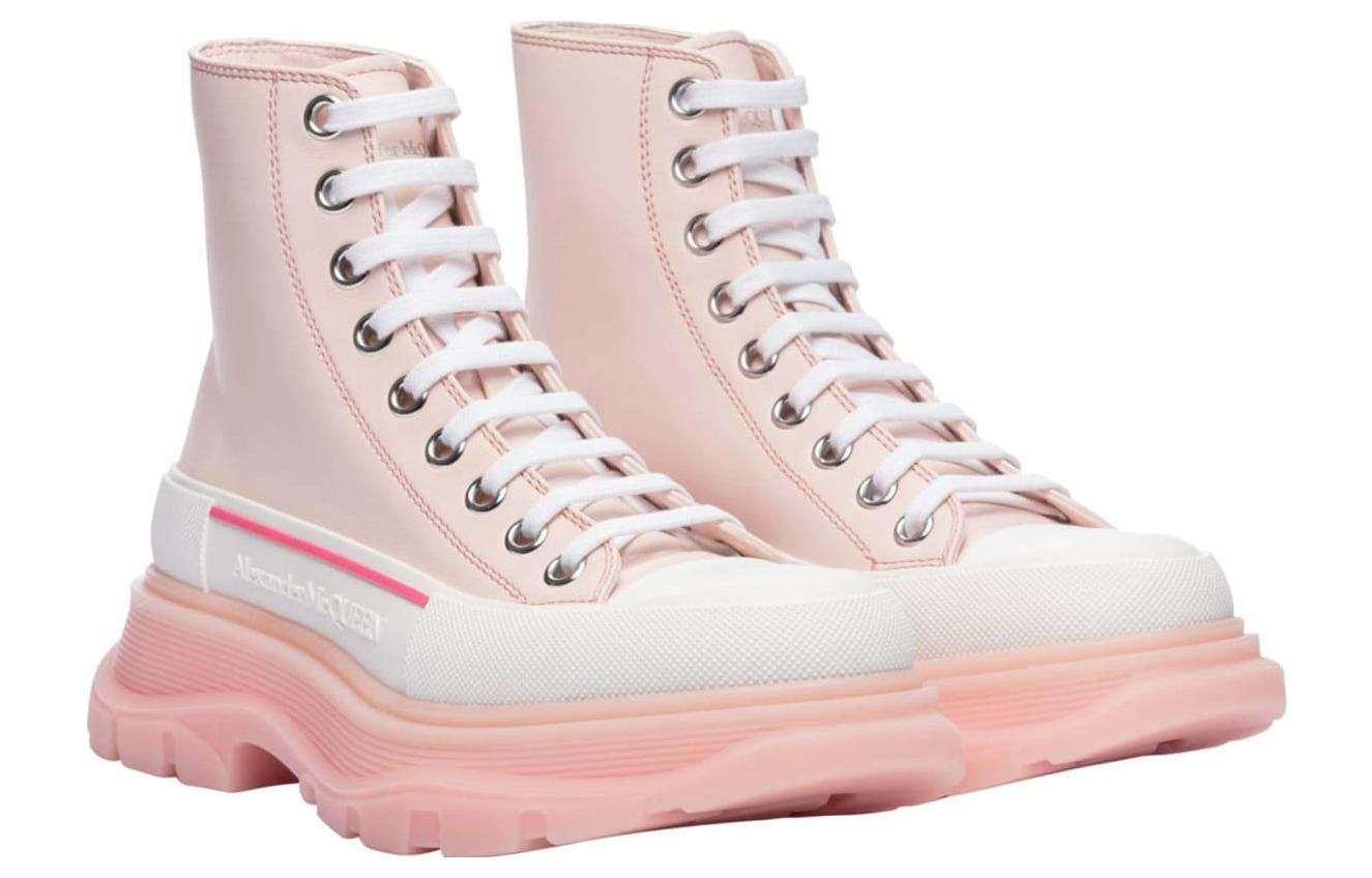Alexander McQueen Tread Slick Boot Pale Peach (Women's)