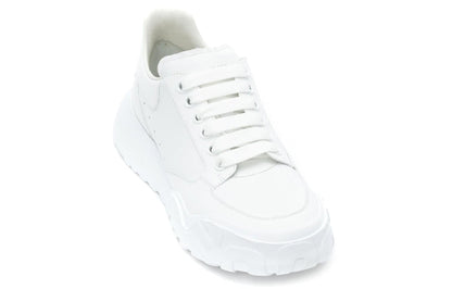 Alexander McQueen Court Trainers White Leather