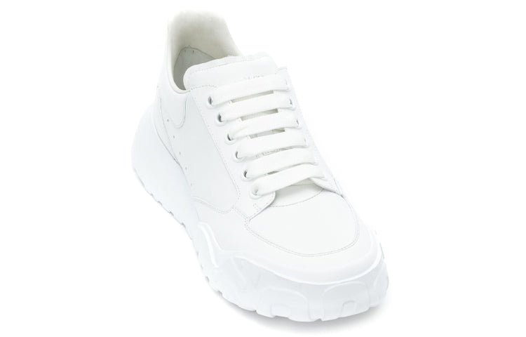 Alexander McQueen Court Trainers White Leather