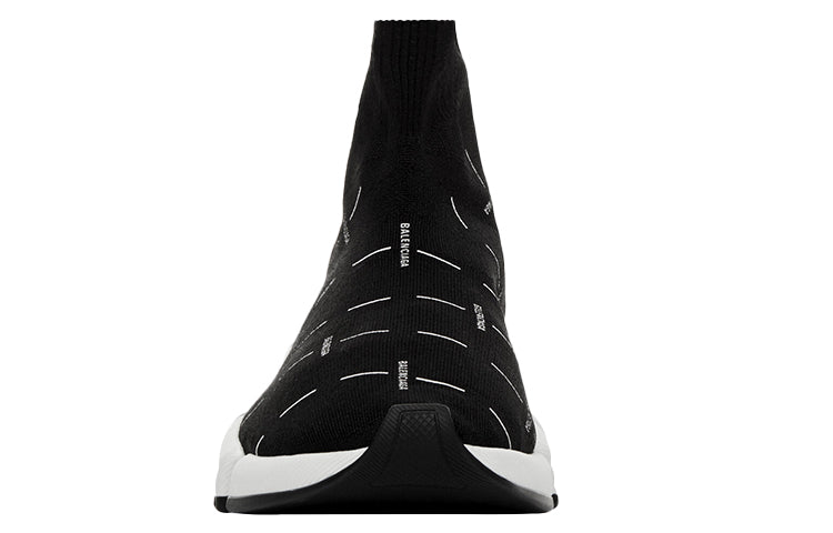 Balenciaga Speed 2.0 Black White Logo