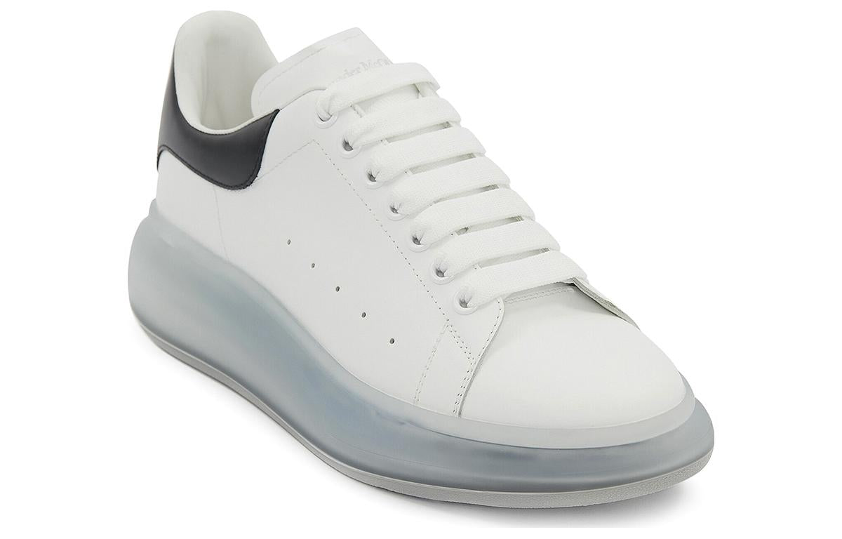 Alexander McQueen Oversized Clear Sole White Navy Blue