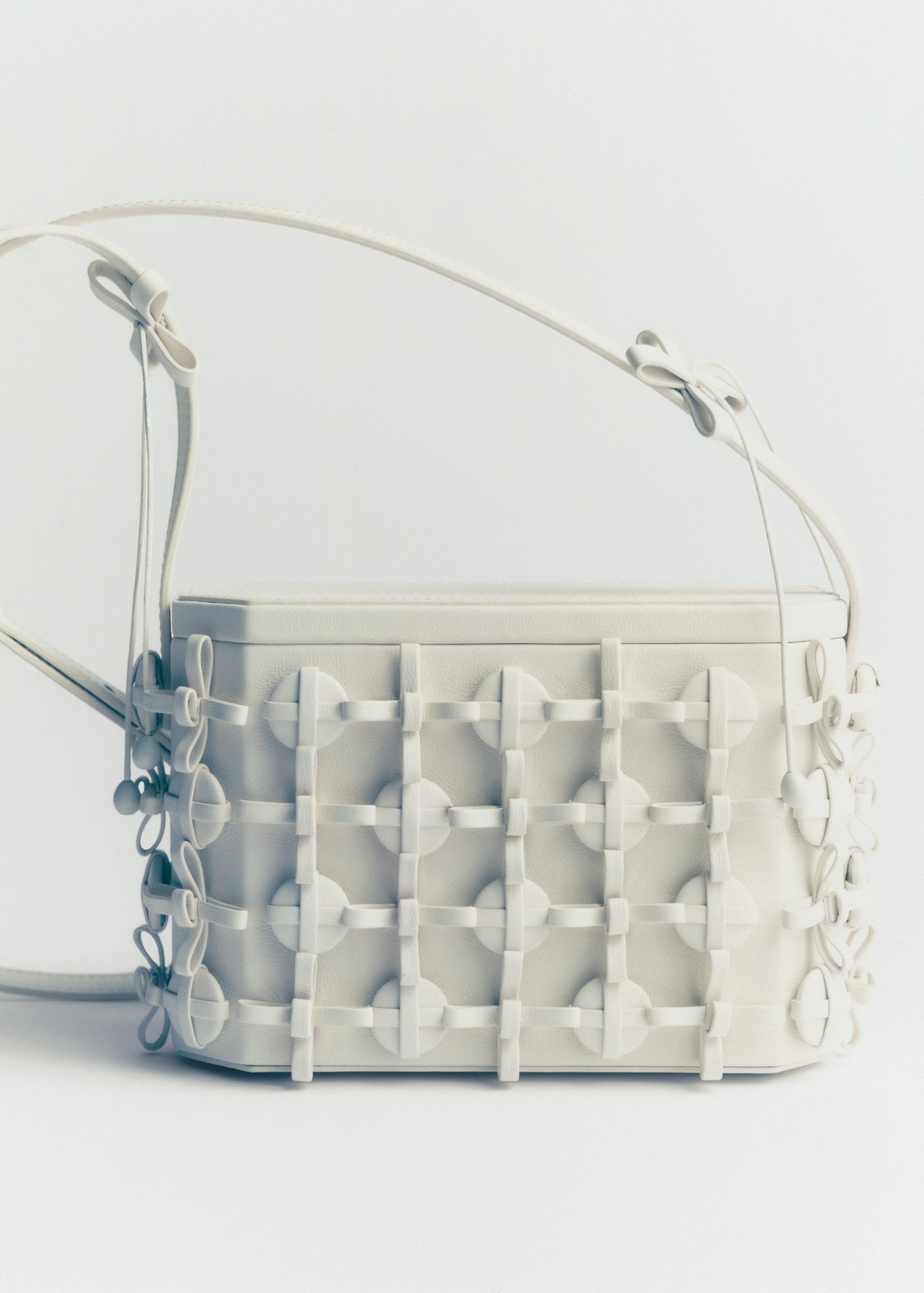 Polene Button Bow Box Porcelain