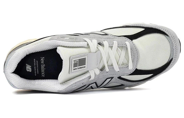 New Balance 990v4 MiUSA Teddy Santis Grey Black Cream