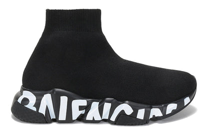 Balenciaga Speed Graffiti Black White (Women's)