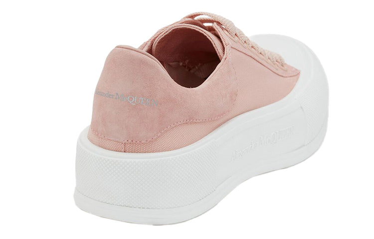 Alexander McQueen Deck Skate Plimsoll Lace-Up Magnolia (Women's)