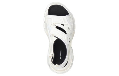Balenciaga Track Sandal Clear Sole White Black (Women's)