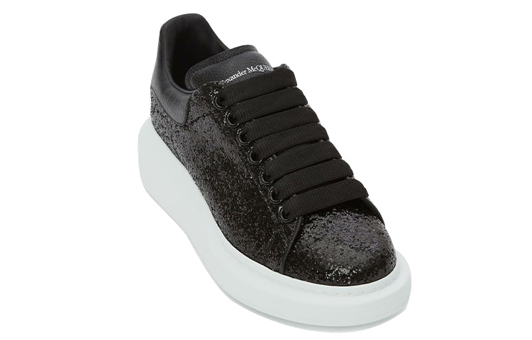 Alexander McQueen Oversized Black Glitter (Women's)