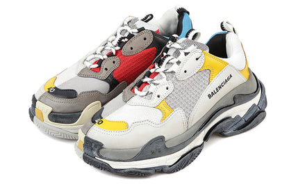 Balenciaga Triple S Split White Light Grey Yellow