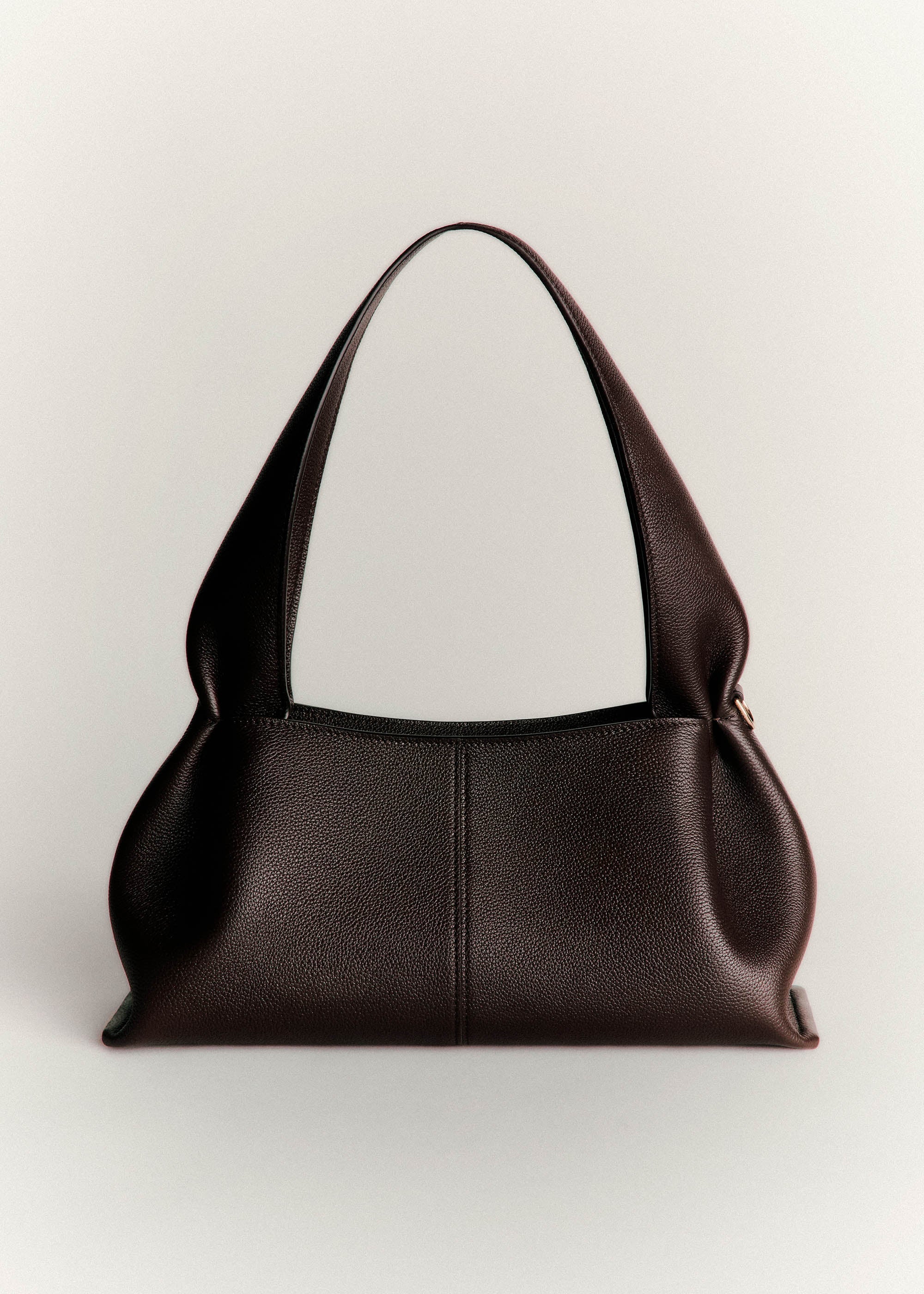 Polene Numero Neuf East West Textured Ebony