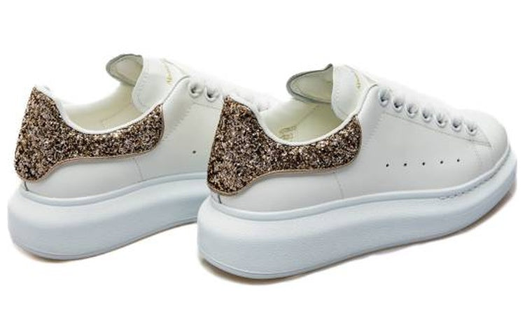 Alexander McQueen Oversized White Rose Glitter (Women's)