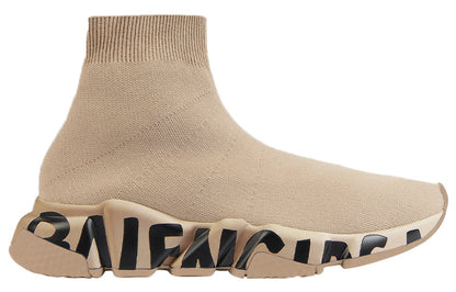 Balenciaga Speed Graffiti Beige Black (Women's)