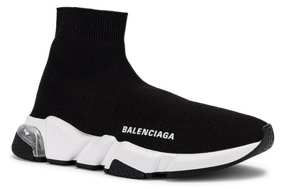 Balenciaga Speed Clear Sole Black White (Women's)