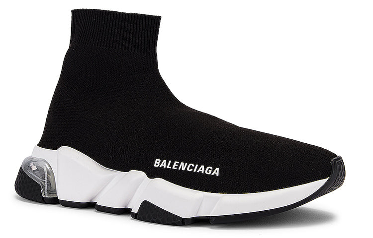 Balenciaga Speed Clear Sole Black White (Women's)