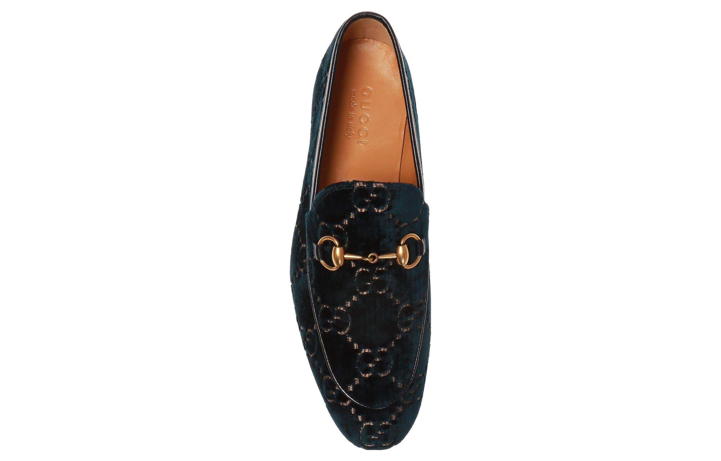 Gucci Jordaan GG Loafer Blue Velvet