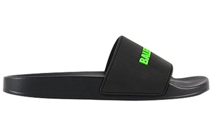 Balenciaga Pool Slide Black Fluo Green (Women's)