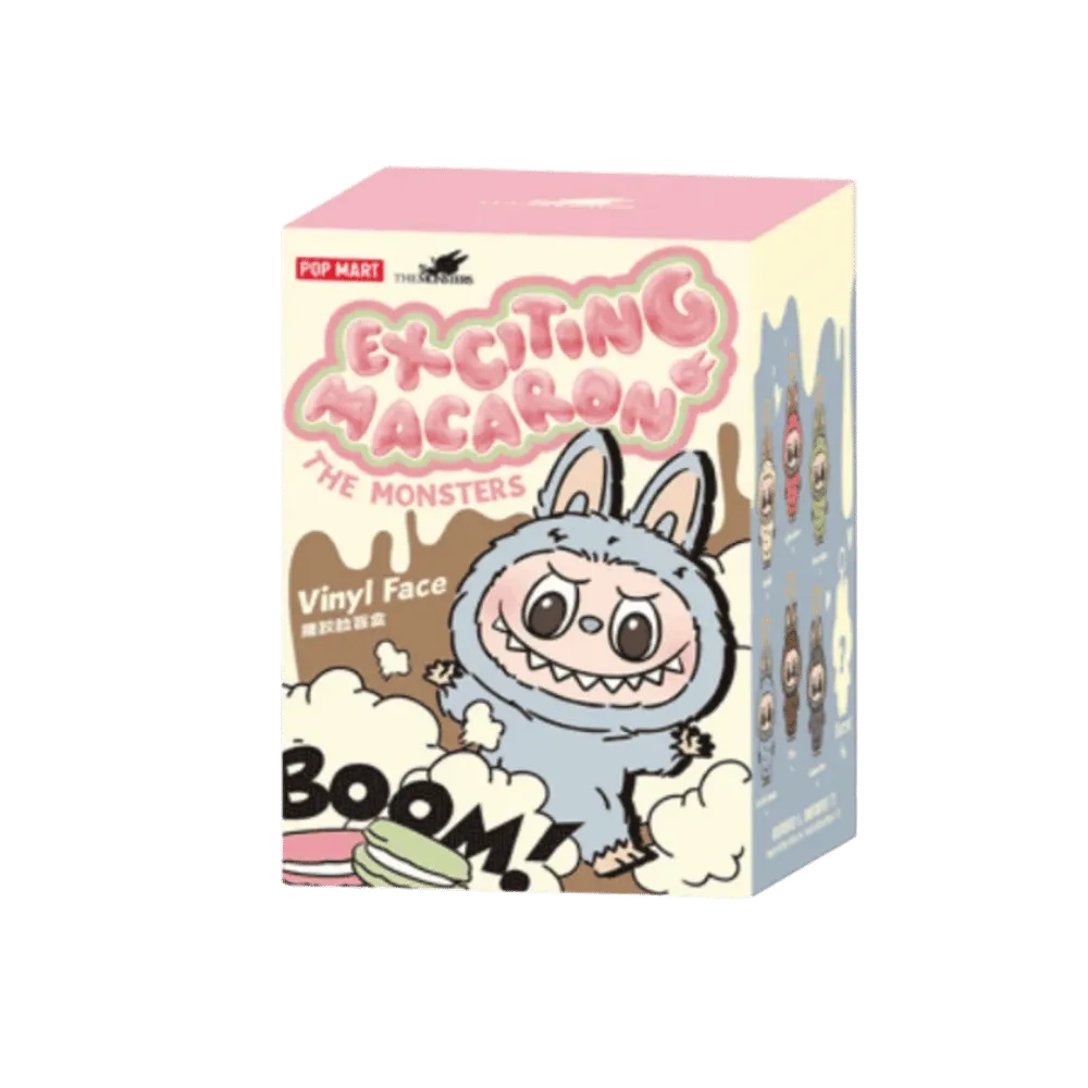 Pop Mart Labubu The Monsters Tasty Macarons Vinyl Face Sealed Case Pack of 1 Pack of 1