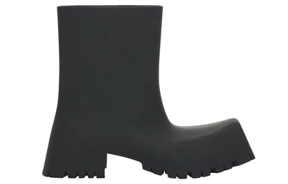 Balenciaga Trooper Rubber Boot Black
