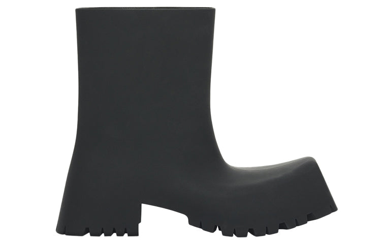 Balenciaga Trooper Rubber Boot Black
