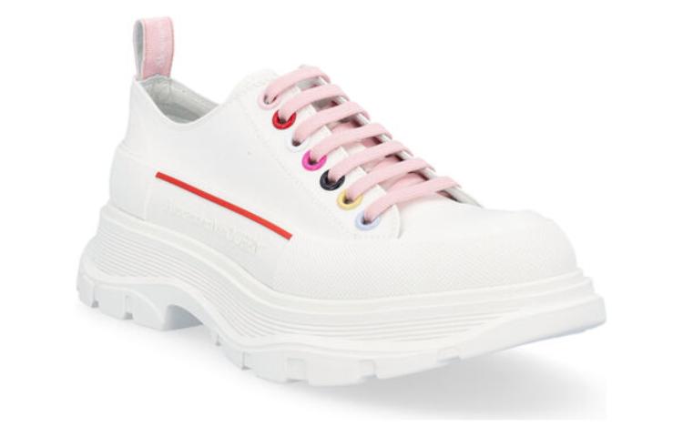 Alexander McQueen Tread Slick Low Lace Up White Multi (Women's)