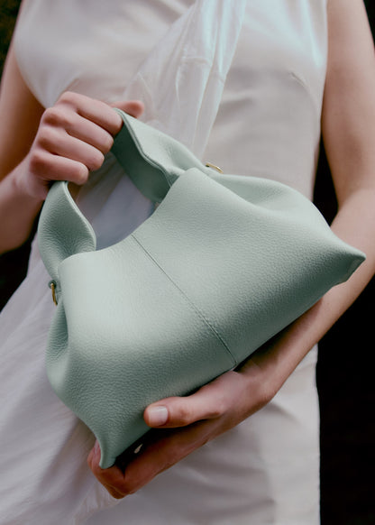 Polene Numero Neuf Mini Textured Sea Foam
