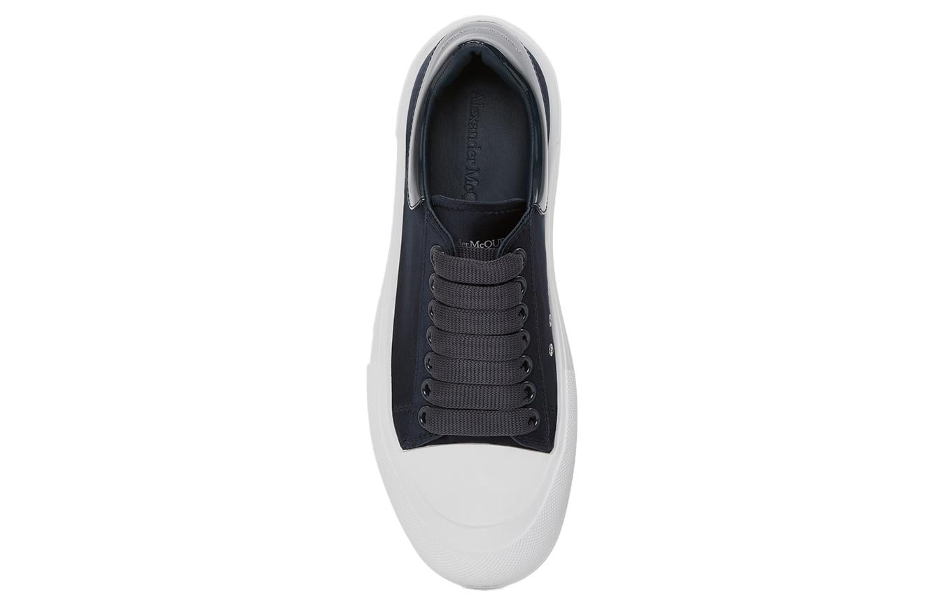 Alexander McQueen Deck Skate Plimsoll Lace-Up Anthracite (Women's)