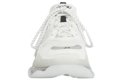 Blalenciaga Triple S Clear Sole White Grey