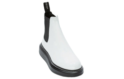 Alexander McQueen Hybrid Chelsea Boot Black White (Women's)