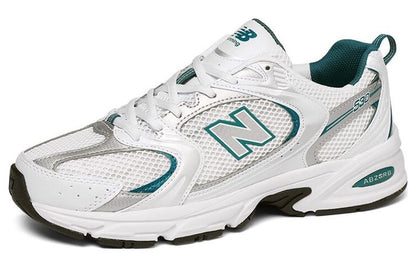 New Balance 530 White Silver Green