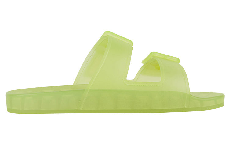 Balenciaga Mallorca Sandal Clear Neon Yellow (Women's)