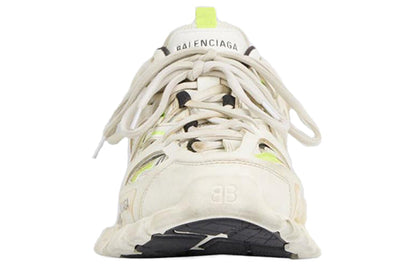 Balenciaga Track Worn Out In White Fluo Yellow (Women's)