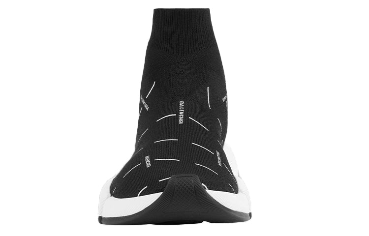 Balenciaga Speed 2.0 Black White Logo (Women's)