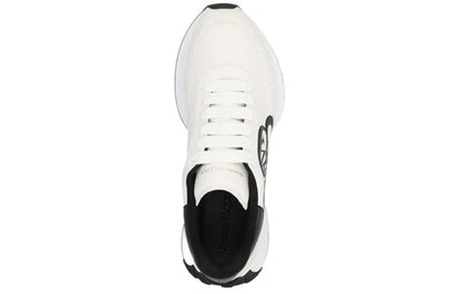 Alexander McQueen Sprint Runner White Black Crest